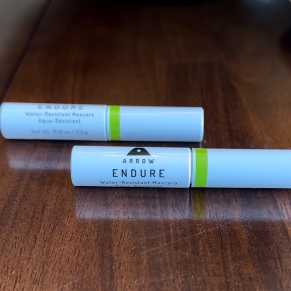Lot Of 2-Arrow Endure‎ Water-Resistant Black Mascara .12oz/3.5g NEW - Picture 2 of 5